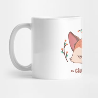 Give no fox pun design Mug